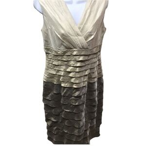 London Times Shutter Pleated Dress